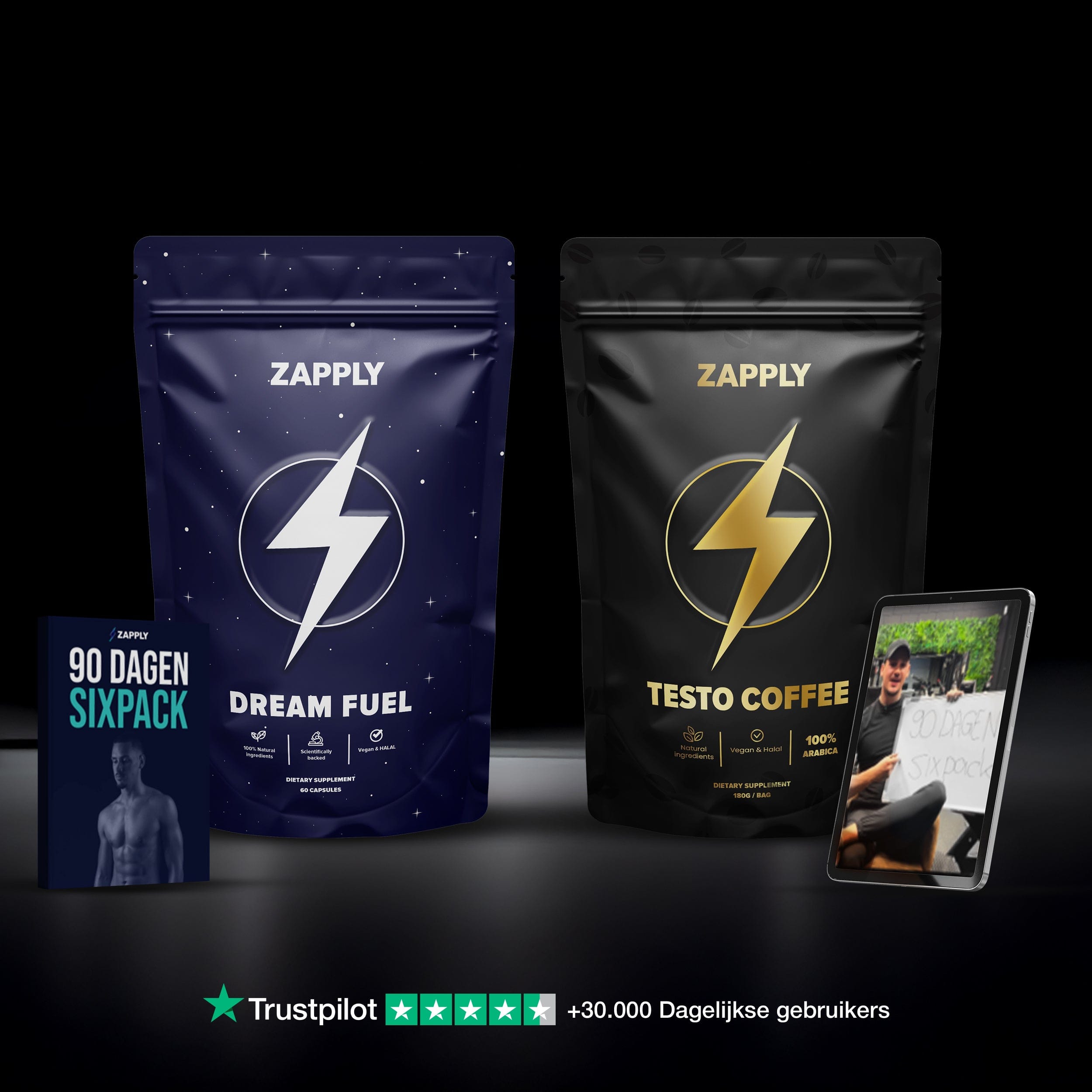 Male performance Bundel- Testo Coffee + Dream fuel