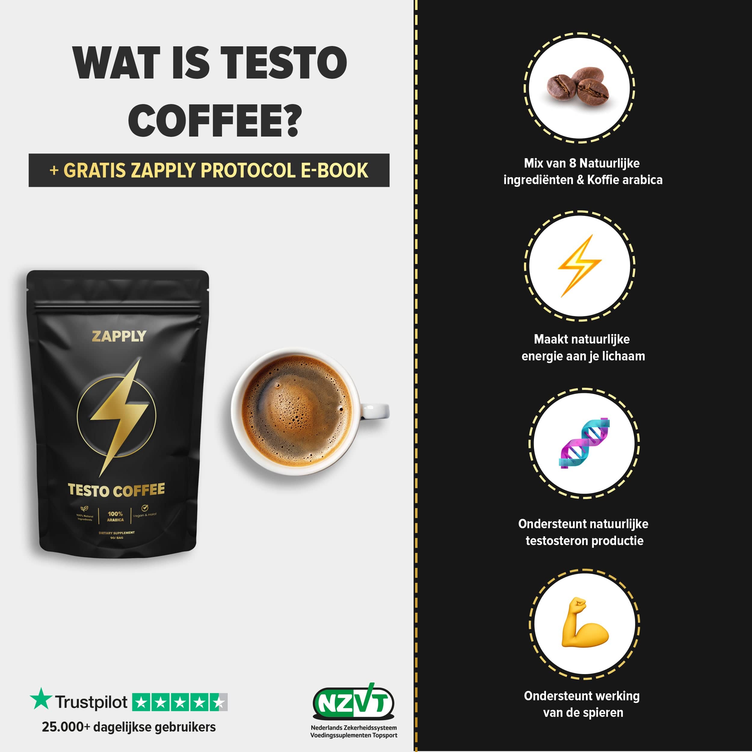 Testo Coffee 30 Serveringen.